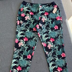 Tommy Bahama Everyday Active Floral Tropical Print Pants NWT